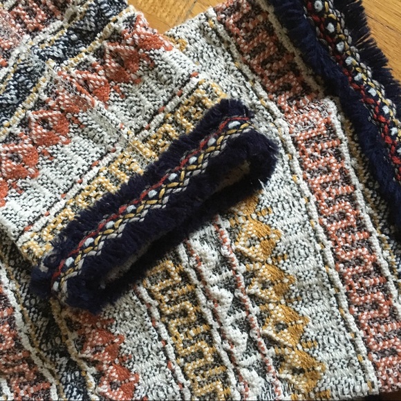 Zara striped jacquard aztec jacket - Picture 4 of 7